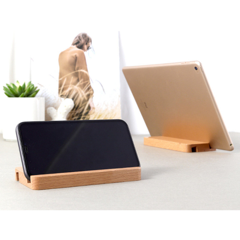 Watches & Jewelry Tsukiu - Universal Wooden Phone Stand Durable Mobile