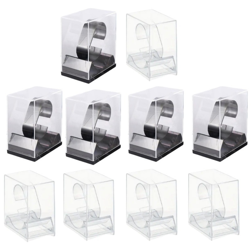 Jewelry Box Organizer Watches - 10pcs Acrylic Watch Display Stand Boxes