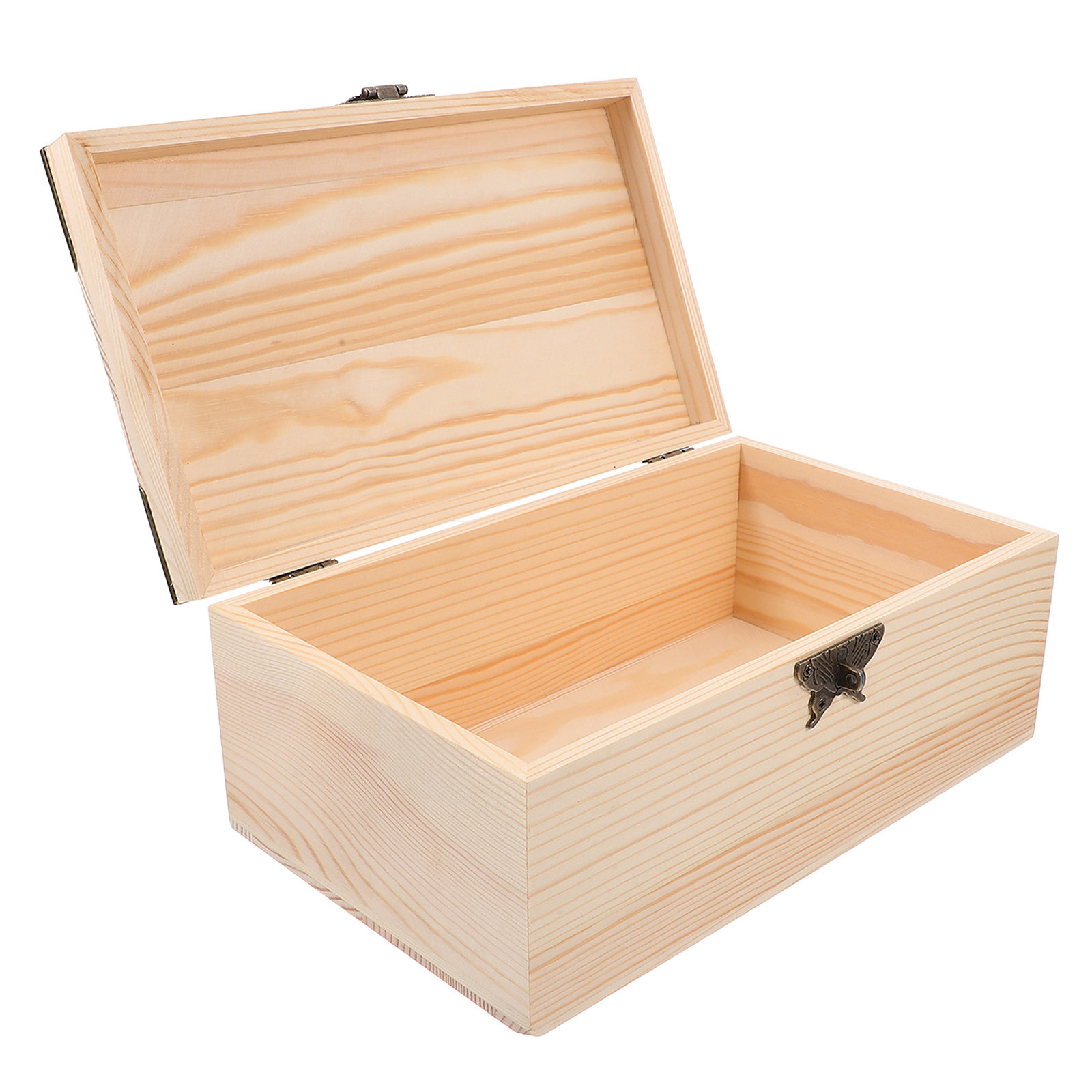 Jewelry Box Organizer Watches - Wooden Storage Box Large Keepsake Organizer
