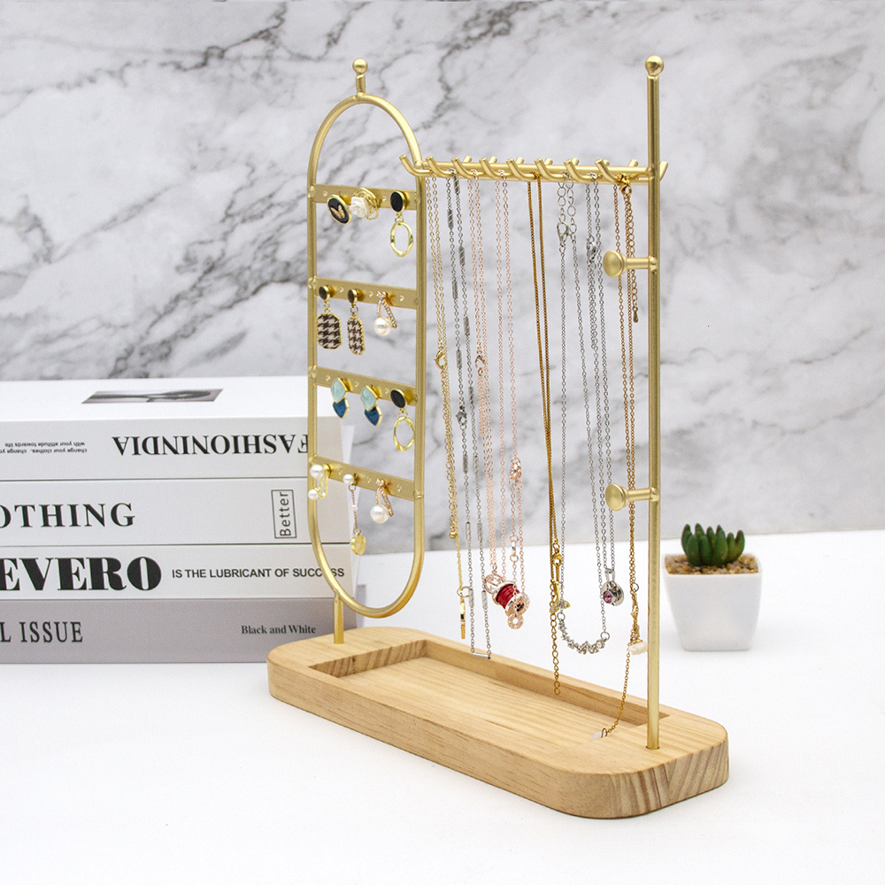 1 desktop solid wood base jewe - Jewelry And Watches Store incelemesi ve fiyatı