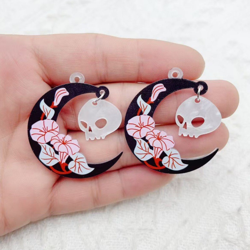 10pcs Halloween Acrylic Ghost  - Jewelry & Watches Store incelemesi ve fiyatı