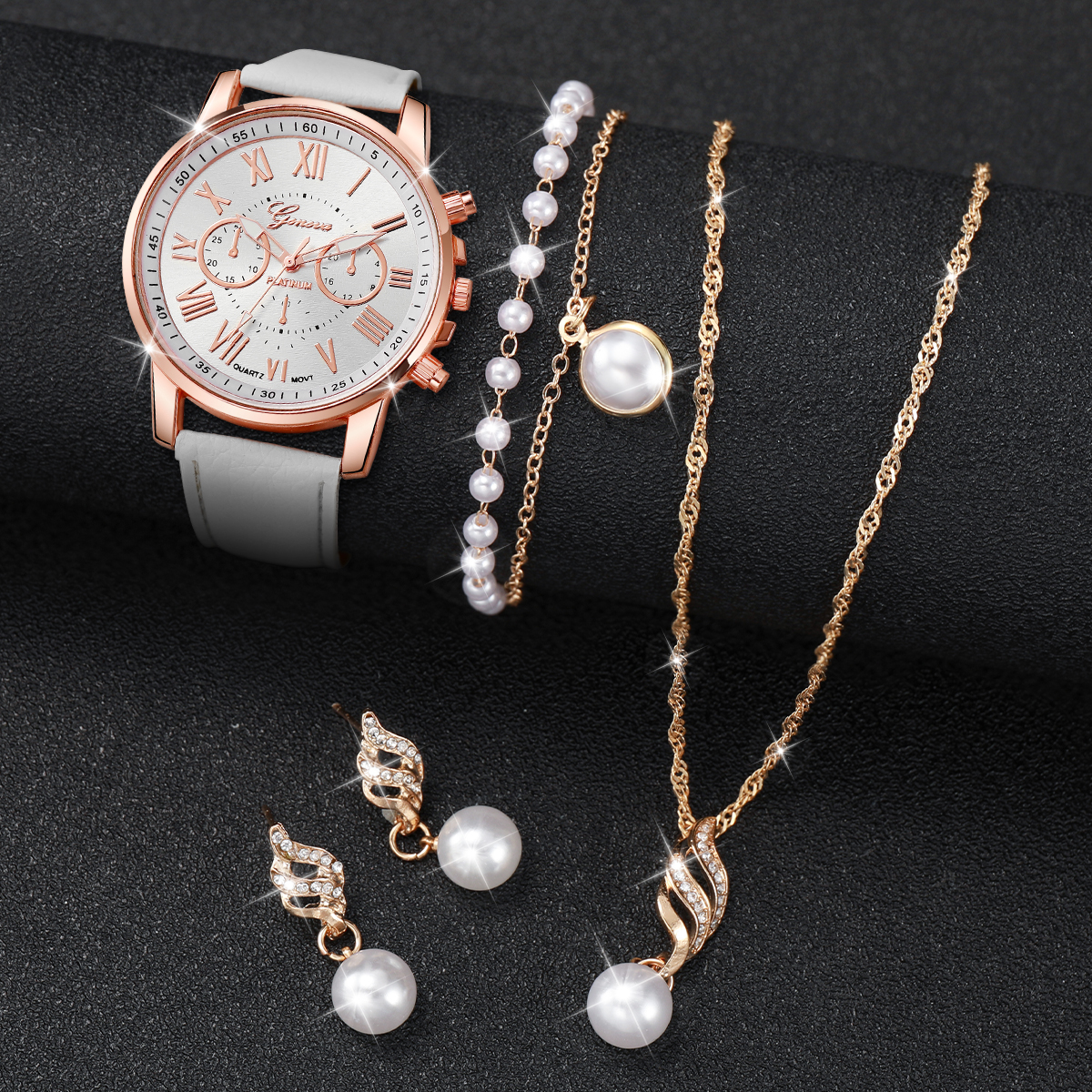 3/5PCS Women's Watch Fashion R - Jewelry Box Organizer Watches incelemesi ve fiyatı