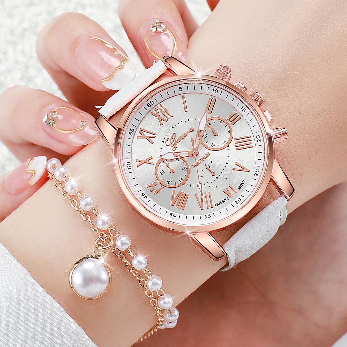 3/5PCS Women's Watch Fashion R - Jewelry Box Organizer Watches incelemesi ve fiyatı