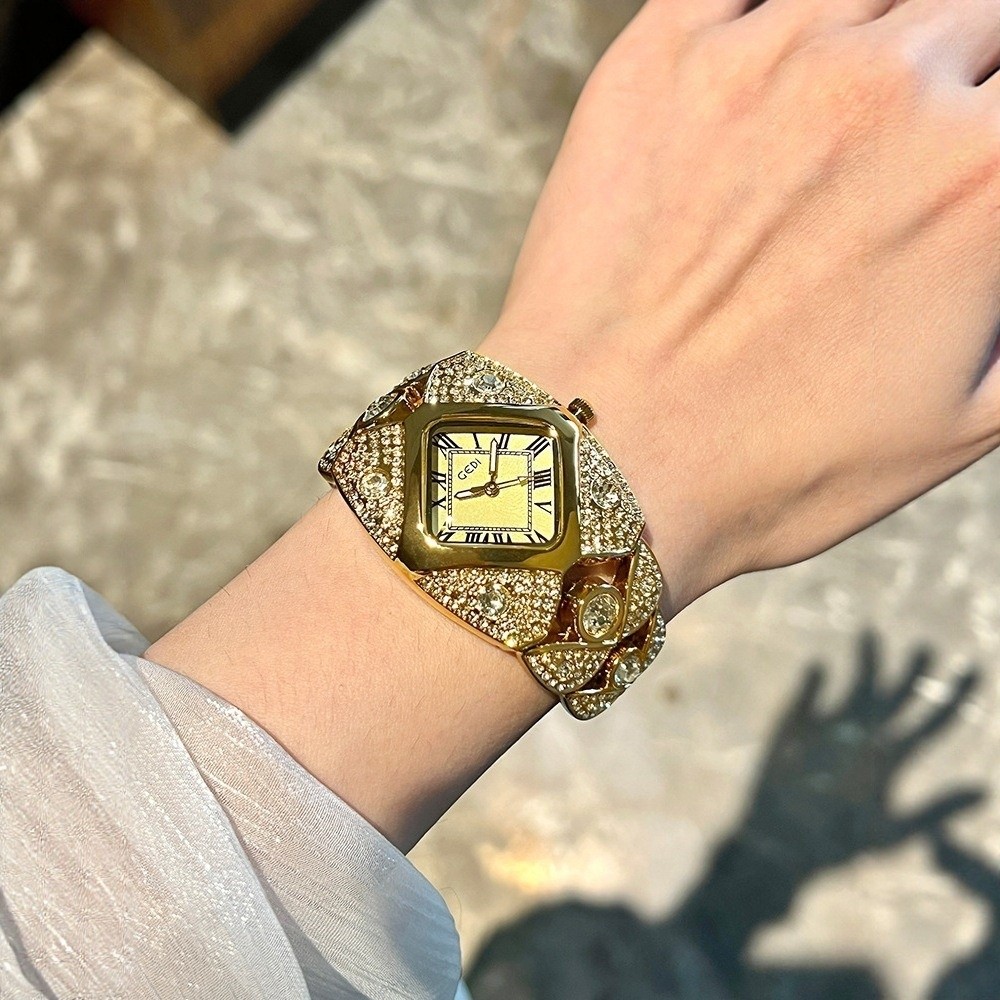 New Diamond Inlaid Bracelet Wa - Jewelry Watches Brands incelemesi ve fiyatı