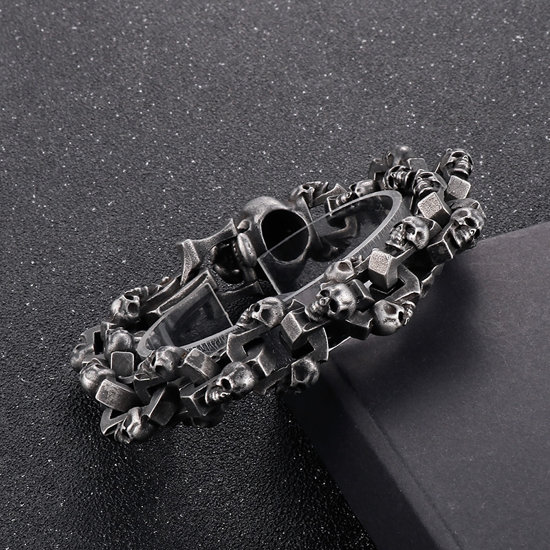 Fongten Skull Tiger Bracelet f - Gothic Skull Ring incelemesi ve fiyatı