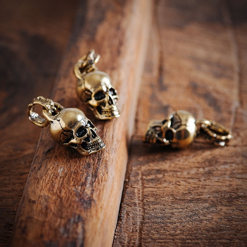 Vintage Punk Skull Head Keyrin - Gothic Skull Ring incelemesi ve fiyatı