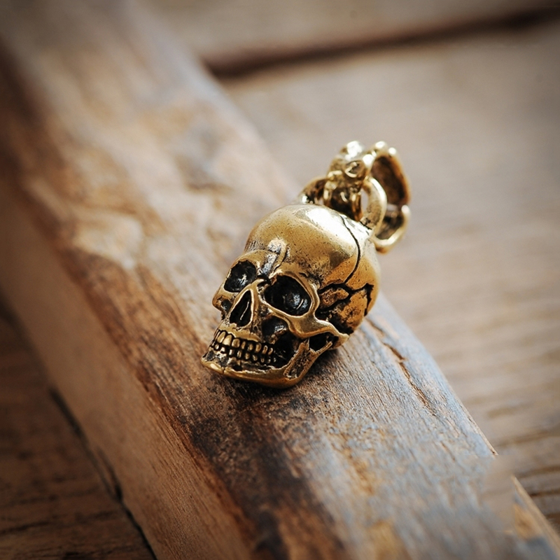 Vintage Punk Skull Head Keyrin - Gothic Skull Ring incelemesi ve fiyatı