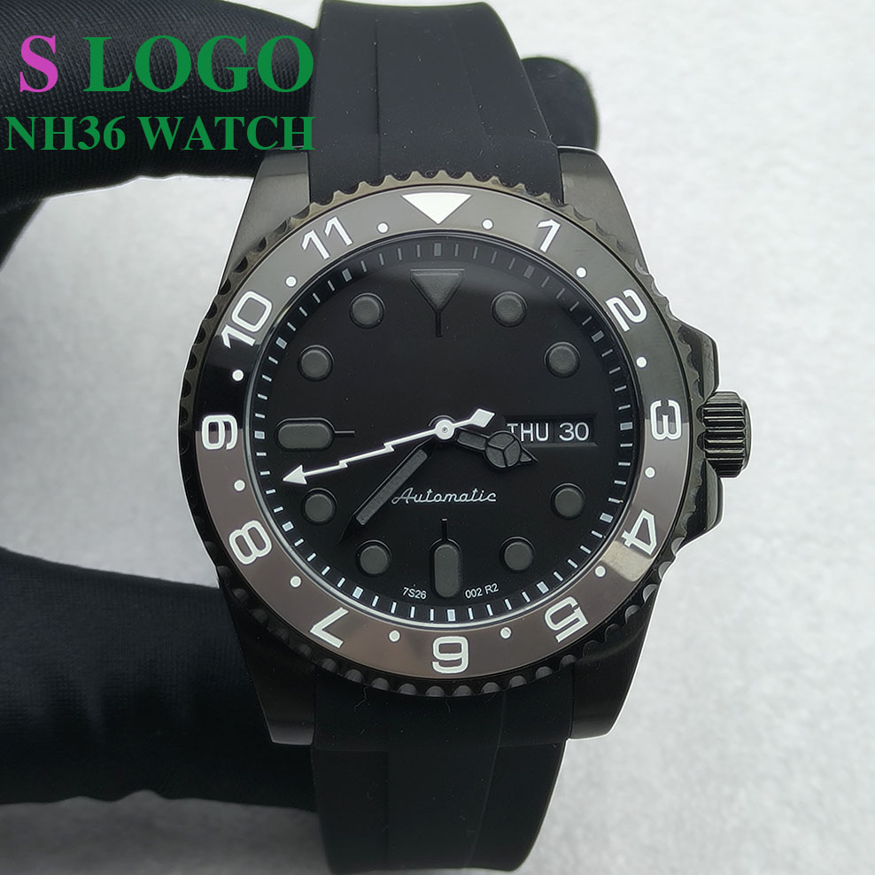 40MM NH36 Watch Black Men's St - Jewelry Watch incelemesi ve fiyatı