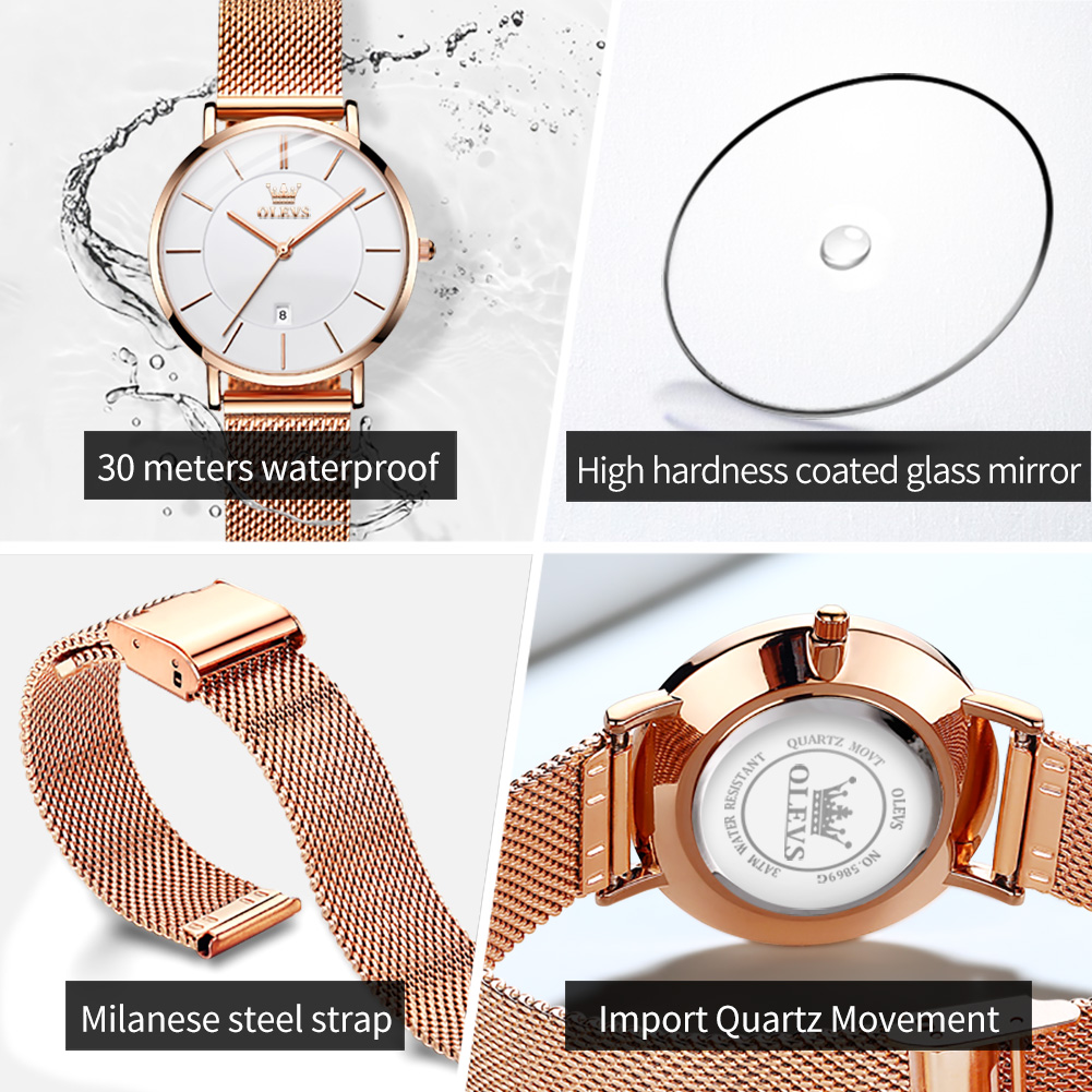 OLEVS Woman Watch 5869 Elegant - Jewelry Watch incelemesi ve fiyatı