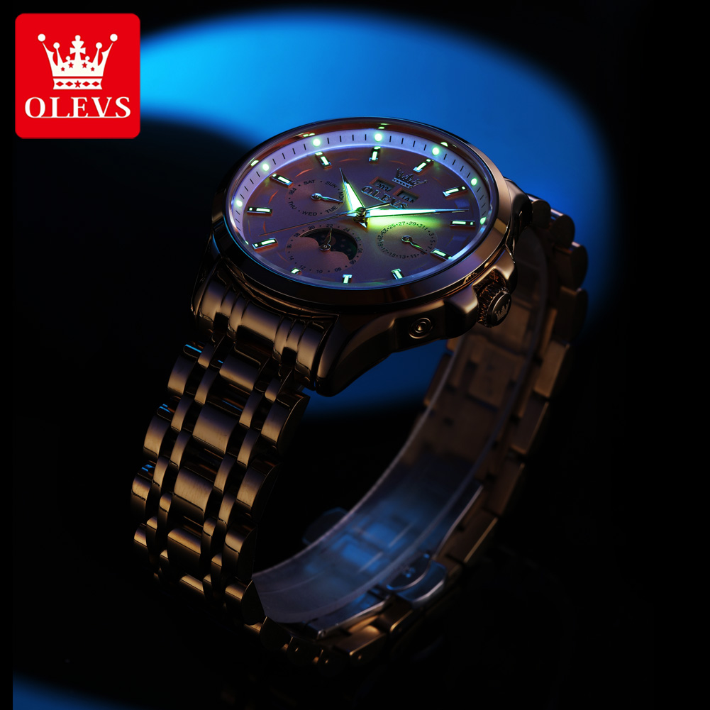OLEVS 7070 Automatic Watch Men - Mens Mechanical Watch incelemesi ve fiyatı