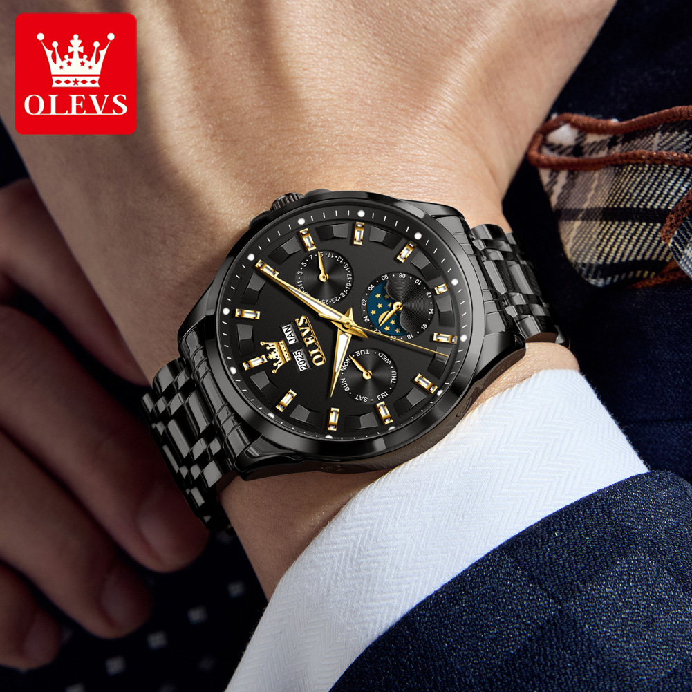 OLEVS 7070 Automatic Watch Men - Mens Mechanical Watch incelemesi ve fiyatı