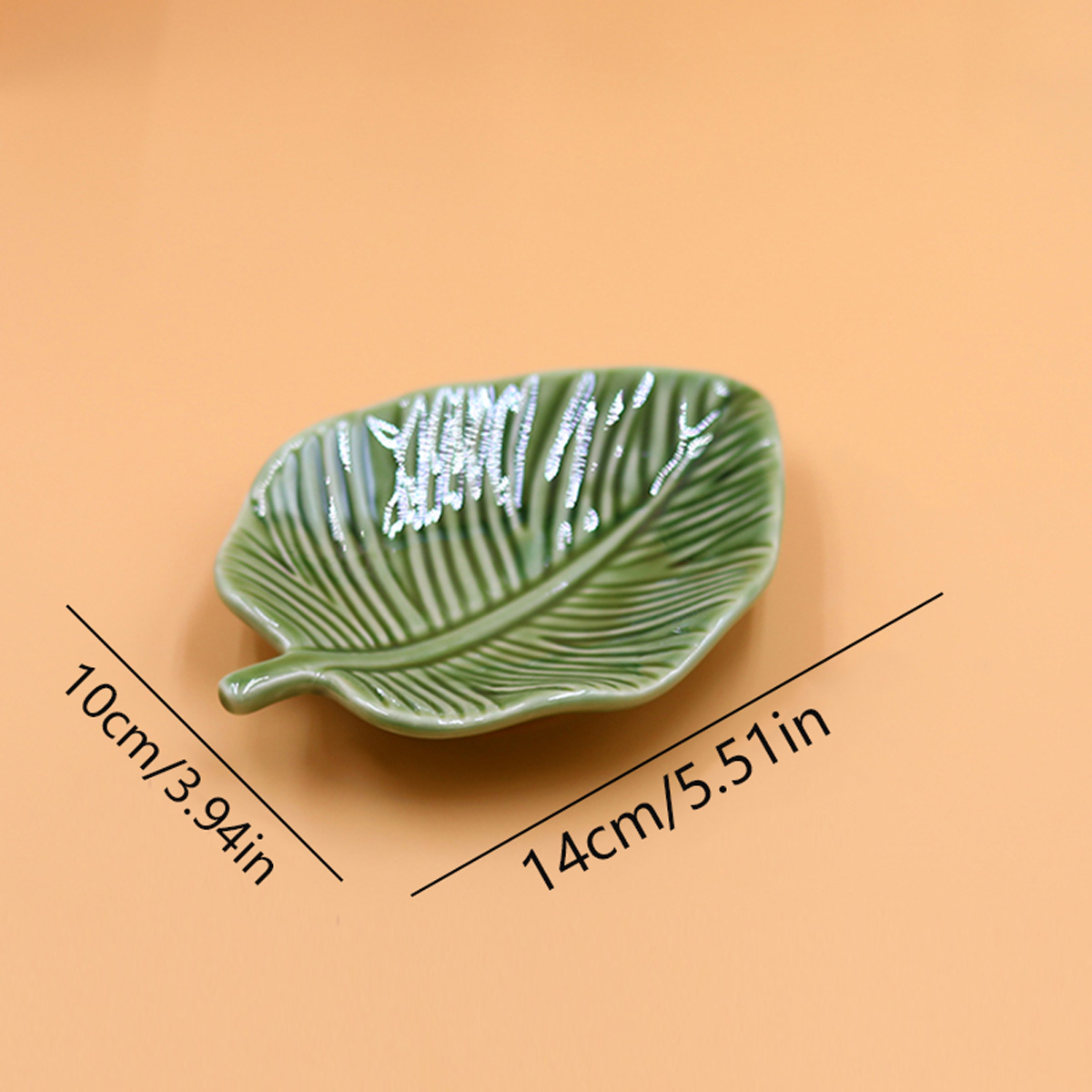 1Pcs Leaf-Shaped Jewelry Organ - Hoop Earrings incelemesi ve fiyatı