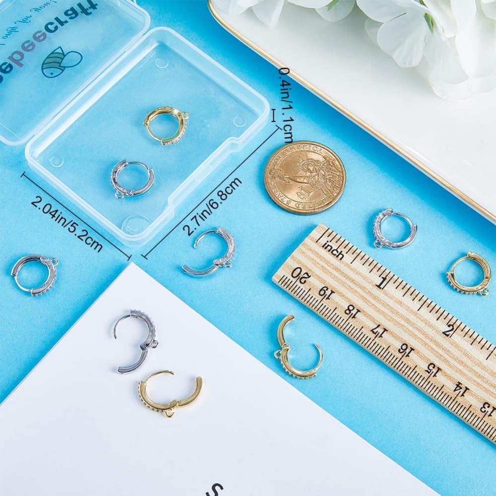 1 Box 12Pcs Round Leverback Ho - Hoop Earrings incelemesi ve fiyatı