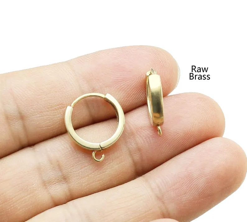 10pcs Brass Ear Hoops, Leverba - Hoop Earrings incelemesi ve fiyatı
