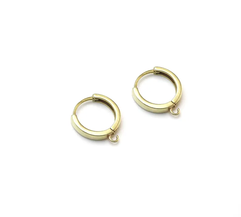 10pcs Brass Ear Hoops, Leverba - Hoop Earrings incelemesi ve fiyatı