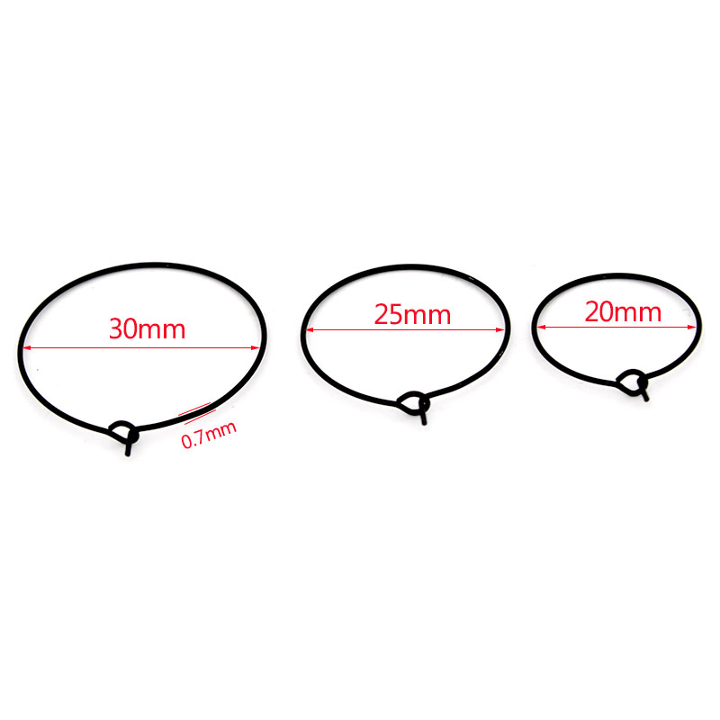 20Pcs 20mm 25mm 30mm Stainless - Hoop Earrings incelemesi ve fiyatı