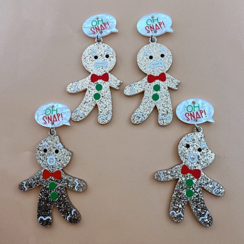 10pcs Cute Christmas Gingerbre - Jewelry & Watches Store incelemesi ve fiyatı