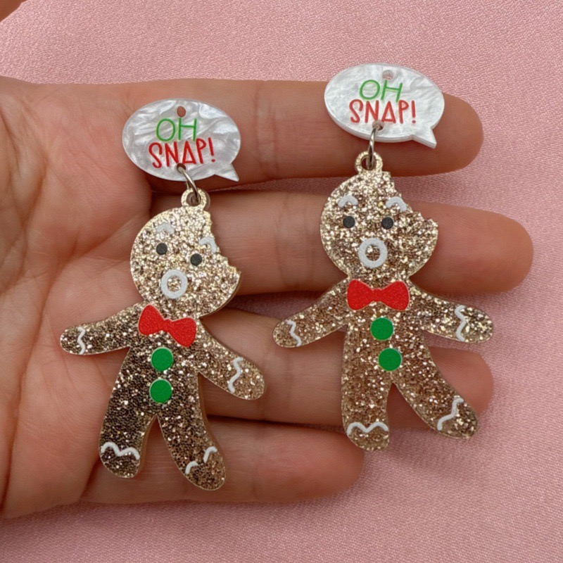 10pcs Cute Christmas Gingerbre - Jewelry & Watches Store incelemesi ve fiyatı