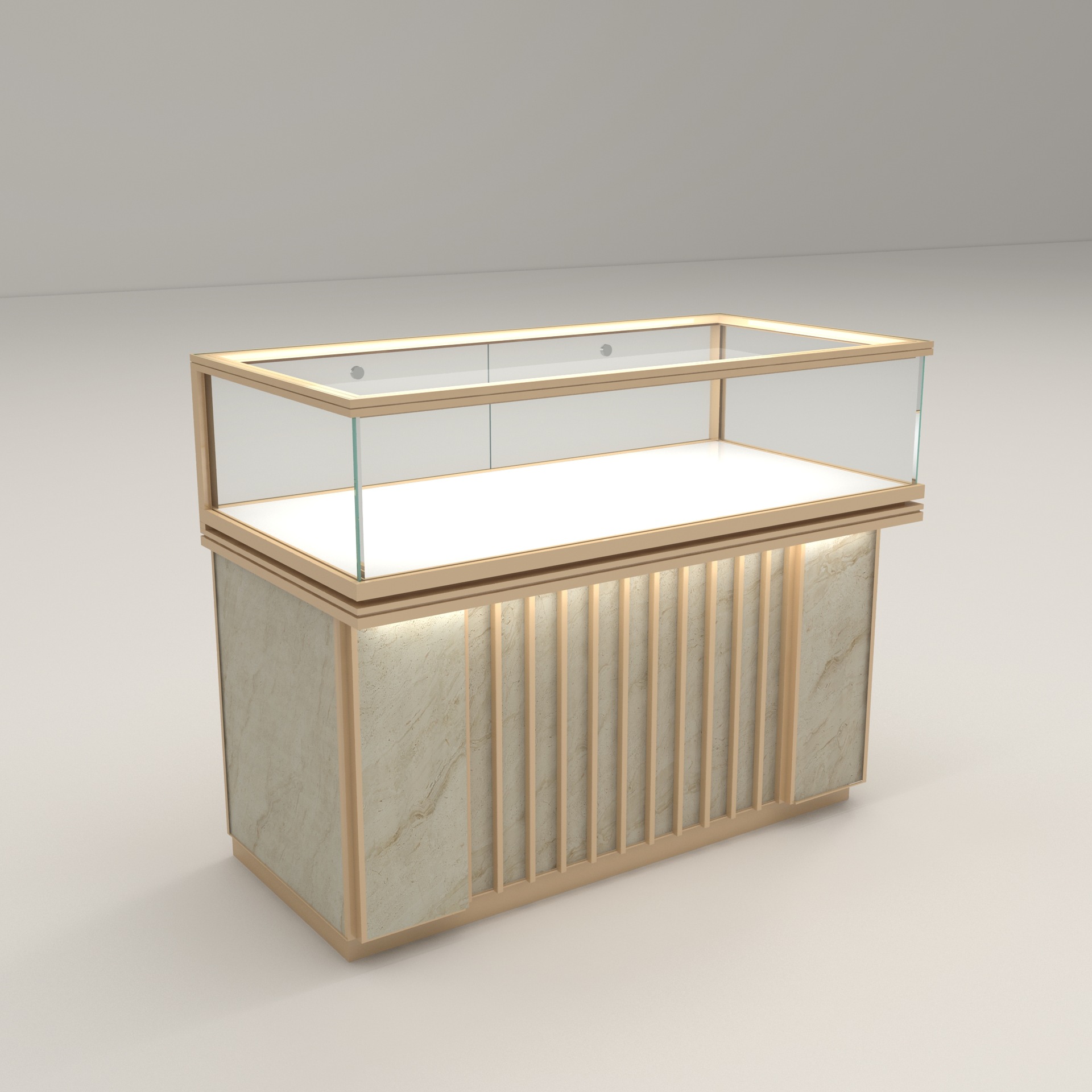 Glass jewelry display cabinet  - Jewelry And Watches Store incelemesi ve fiyatı