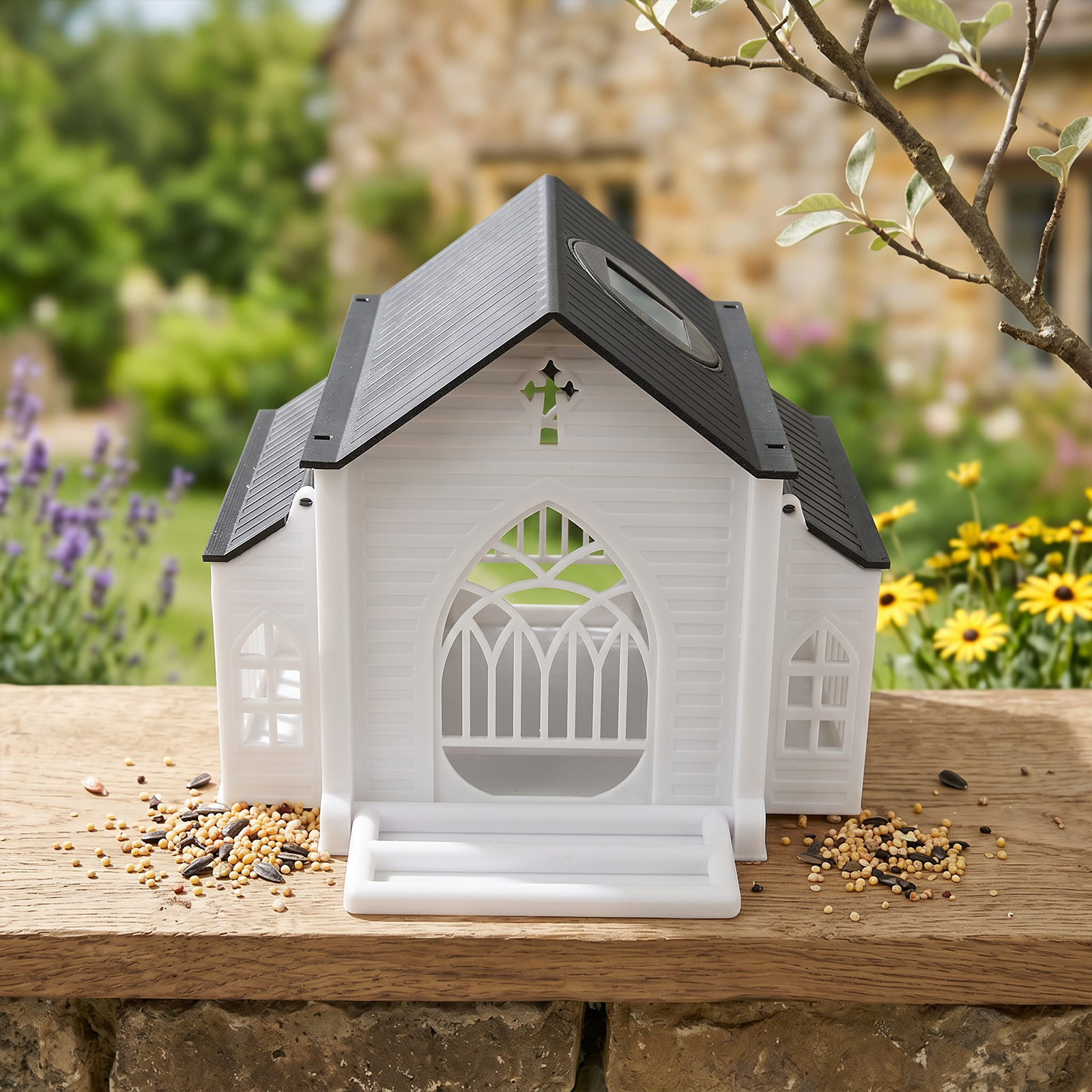 Church-Shaped Metal Bird Feede - Watches & Jewelry Tsukiu incelemesi ve fiyatı