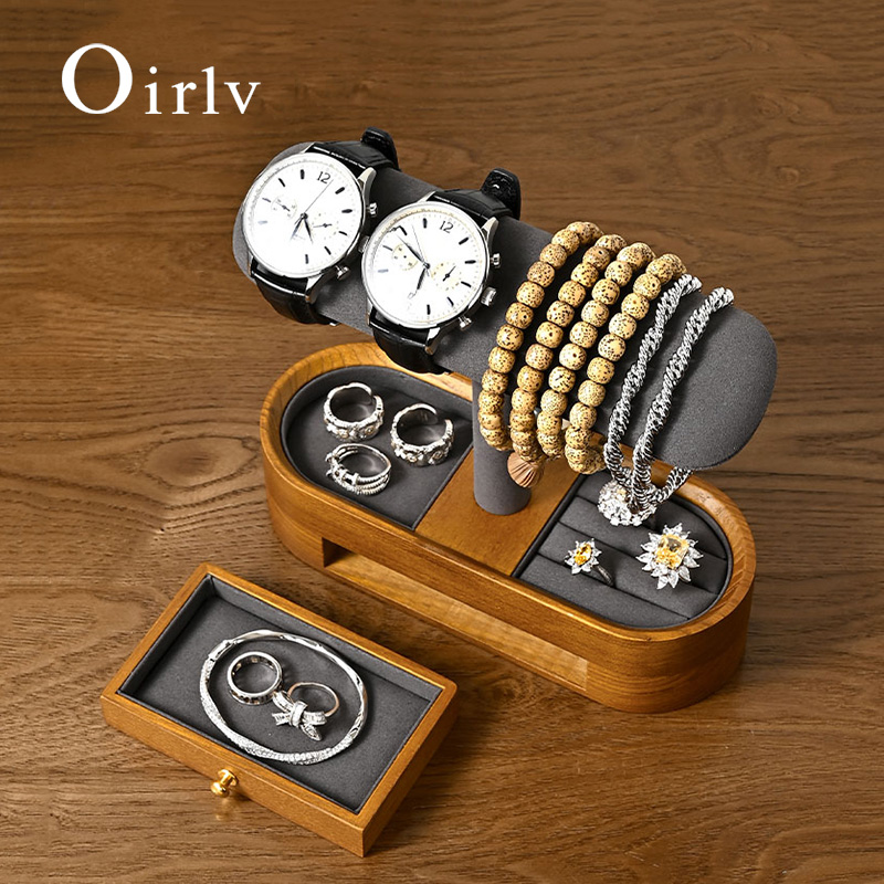 Oirlv Solid Wood Watch Organiz - Jewelry Box Organizer Watches incelemesi ve fiyatı