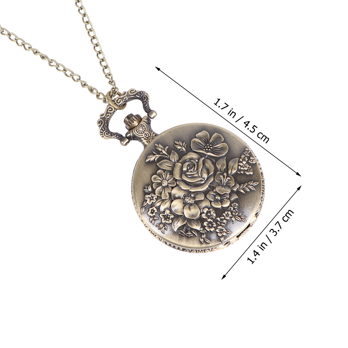 Vintage Floral Pendant Necklac - Are Watches Jewelry Or Accessories incelemesi ve fiyatı