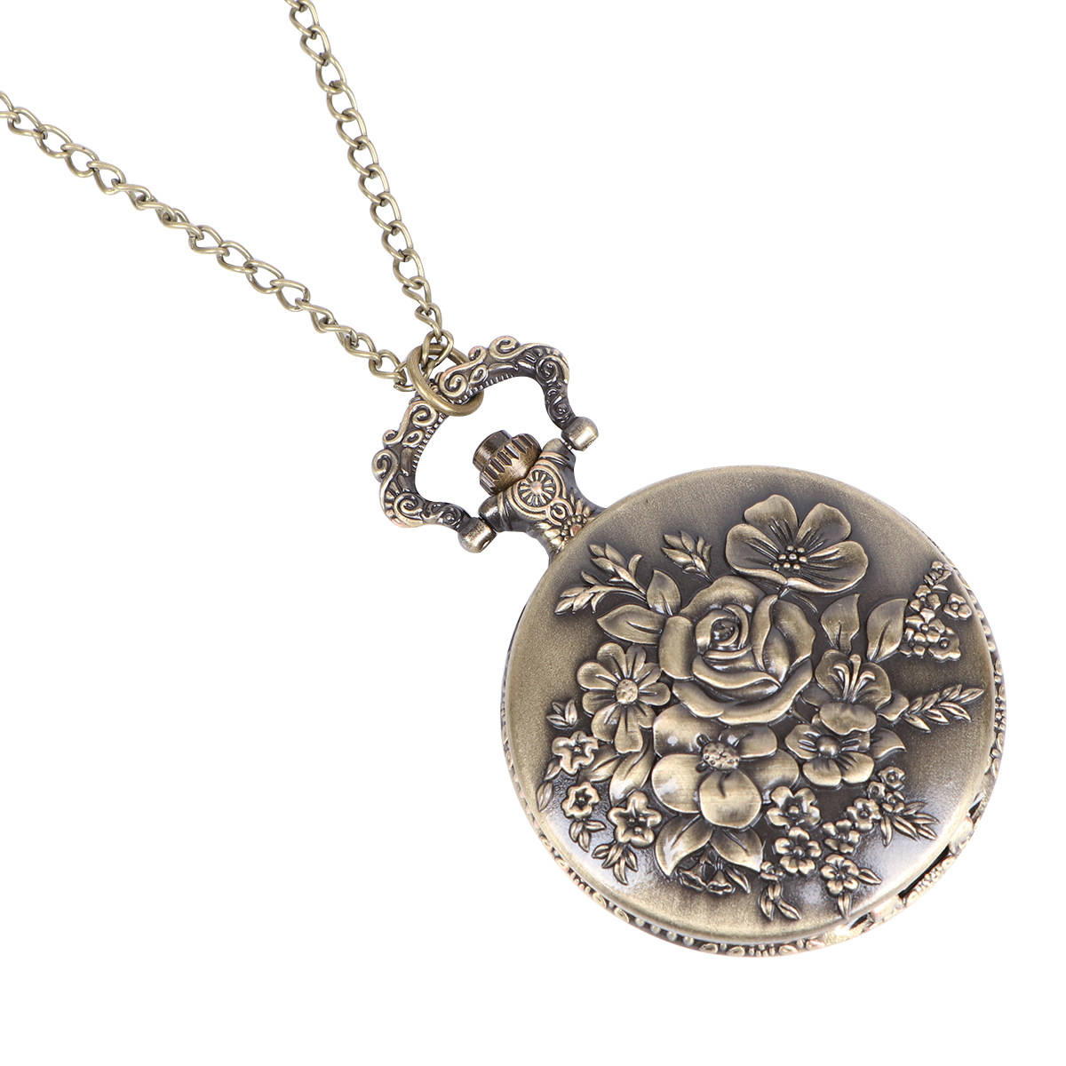 Vintage Floral Pendant Necklac - Are Watches Jewelry Or Accessories incelemesi ve fiyatı