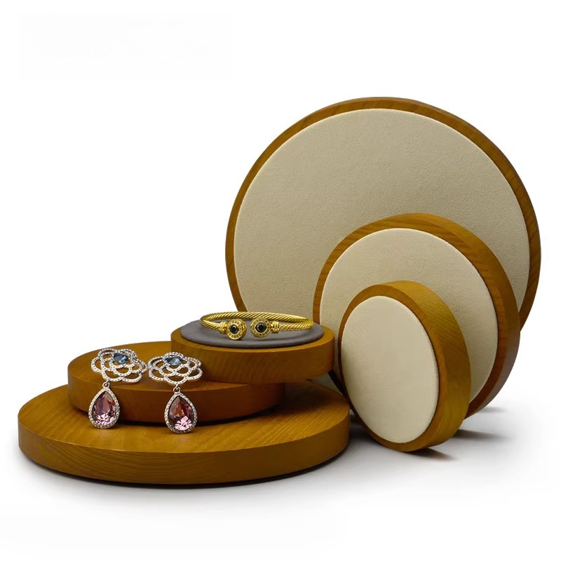 Solid Wood Jewelry Display Tra - Jewelry And Watches Store incelemesi ve fiyatı