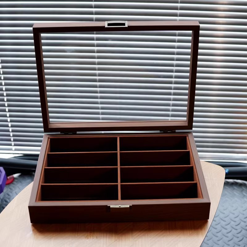 6/8 Grids Wooden Glasses Organ - Jewelry Box Organizer Watches incelemesi ve fiyatı