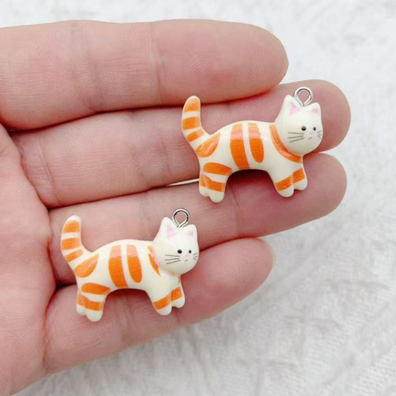 10pcs resin cartoon cat animal - Jewelry & Watches Store incelemesi ve fiyatı
