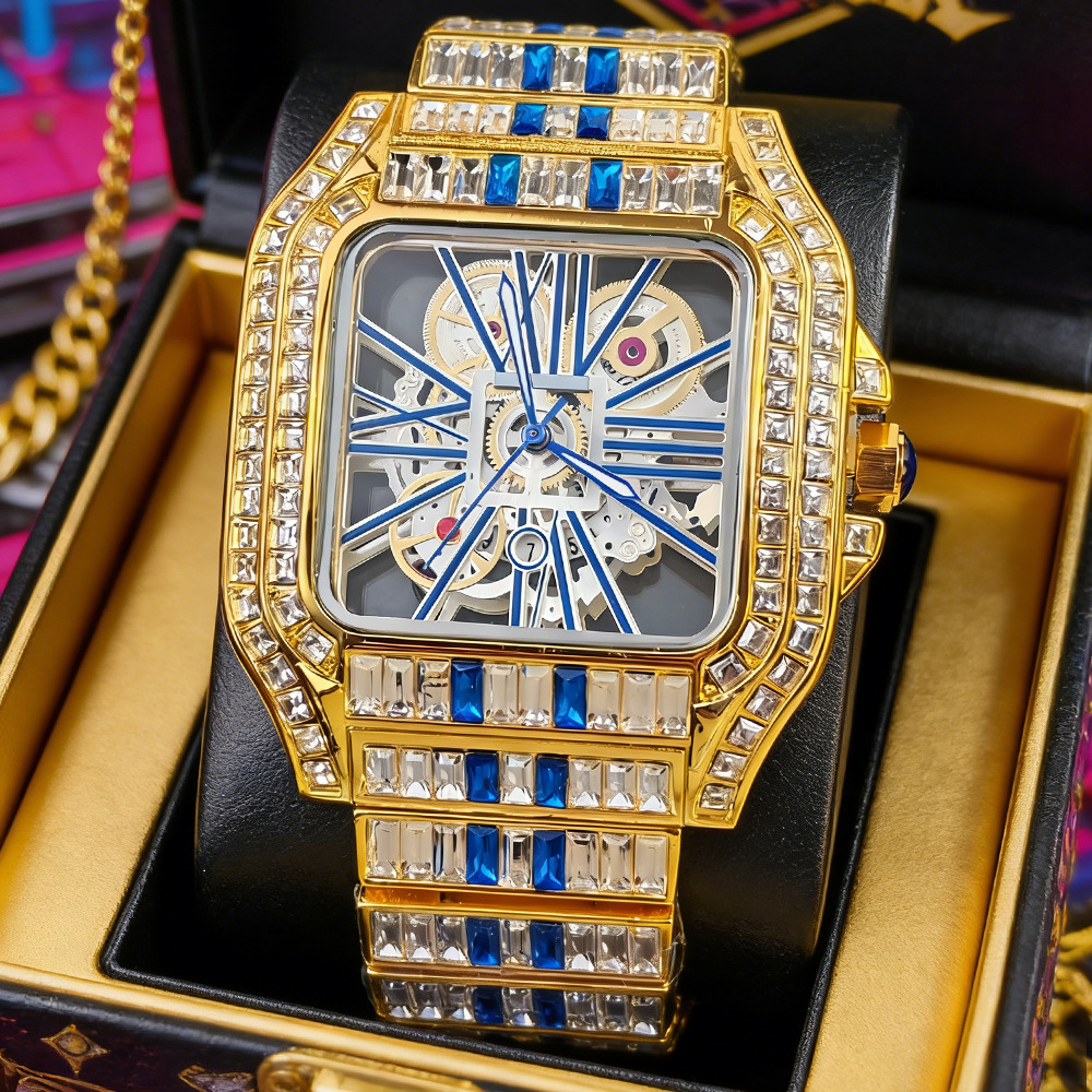 Hollow Luxury Bling Quartz Wri - Jewelry Watches Brands incelemesi ve fiyatı