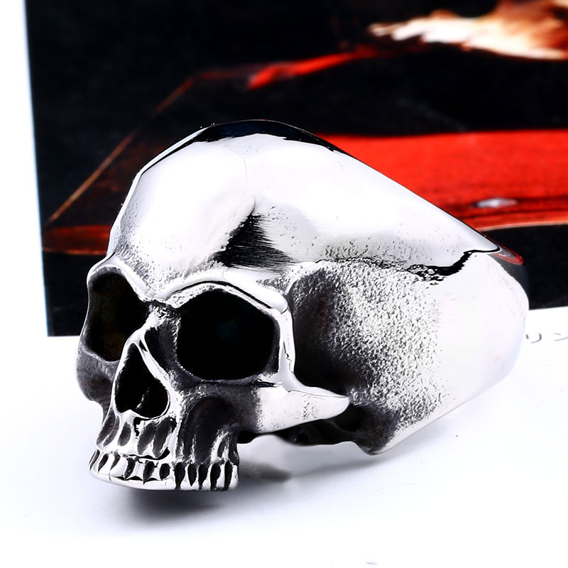 Beier 316L Stainless steel Vin - Gothic Skull Ring incelemesi ve fiyatı