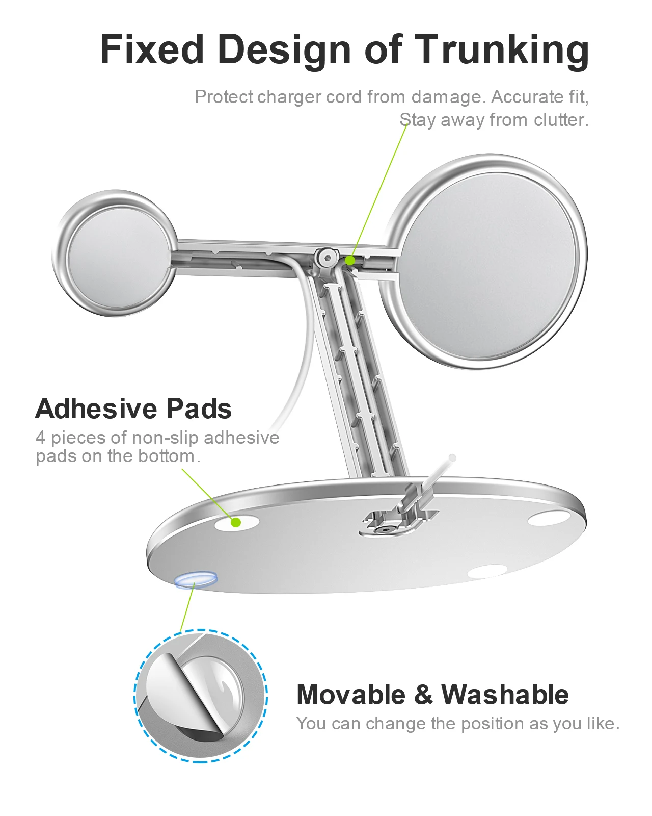 EWA 2-in-1 Desktop Phone Stand - Watches & Jewelry Tsukiu incelemesi ve fiyatı
