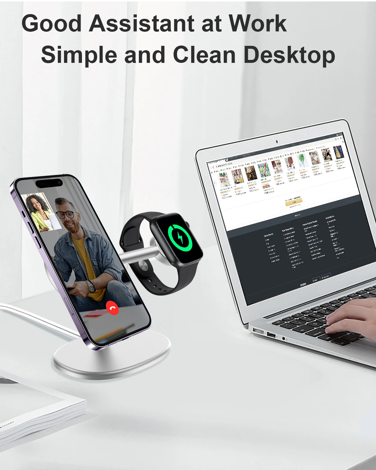 EWA 2-in-1 Desktop Phone Stand - Watches & Jewelry Tsukiu incelemesi ve fiyatı