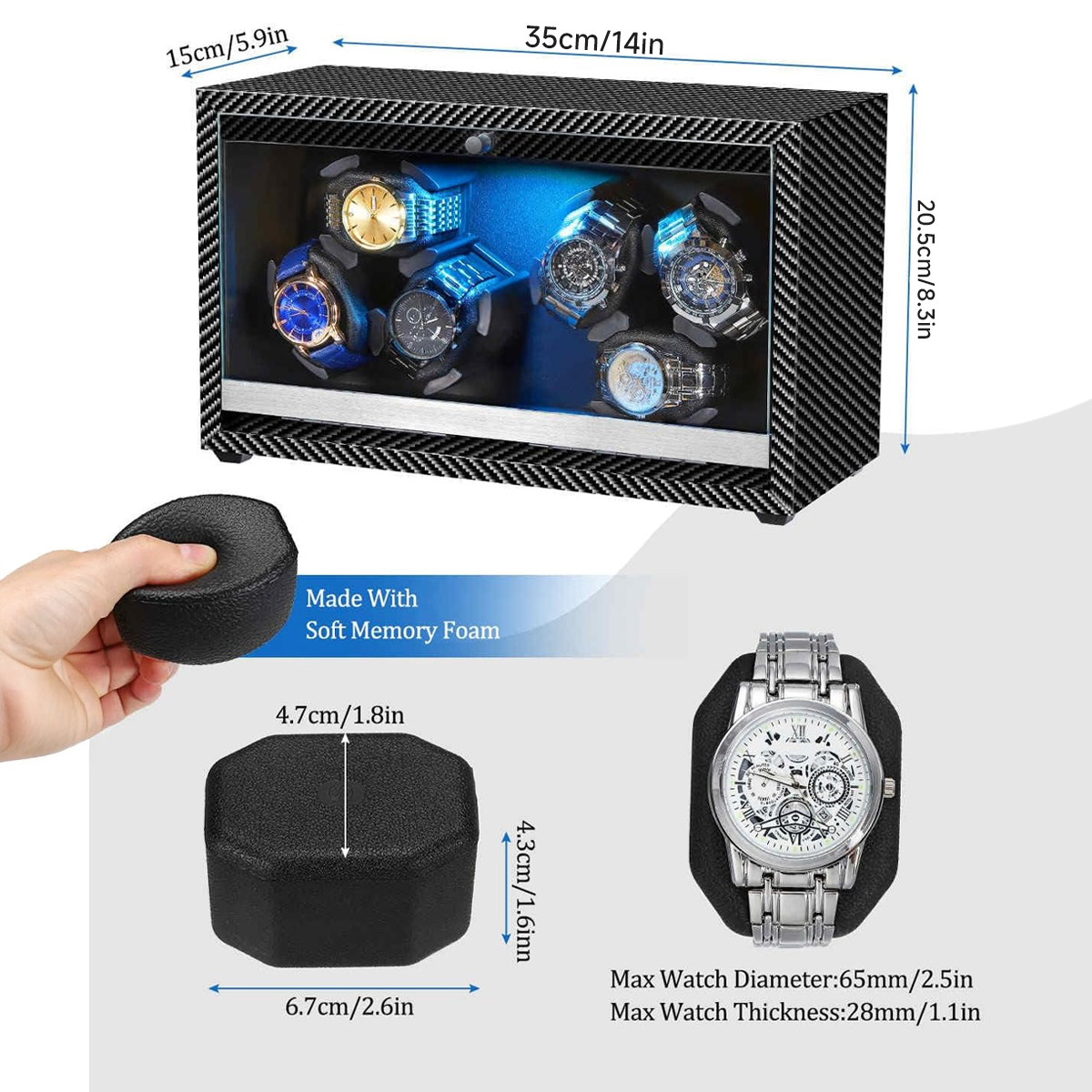 Watch Winder for Automatic Wat - Jewelry And Watches Store incelemesi ve fiyatı