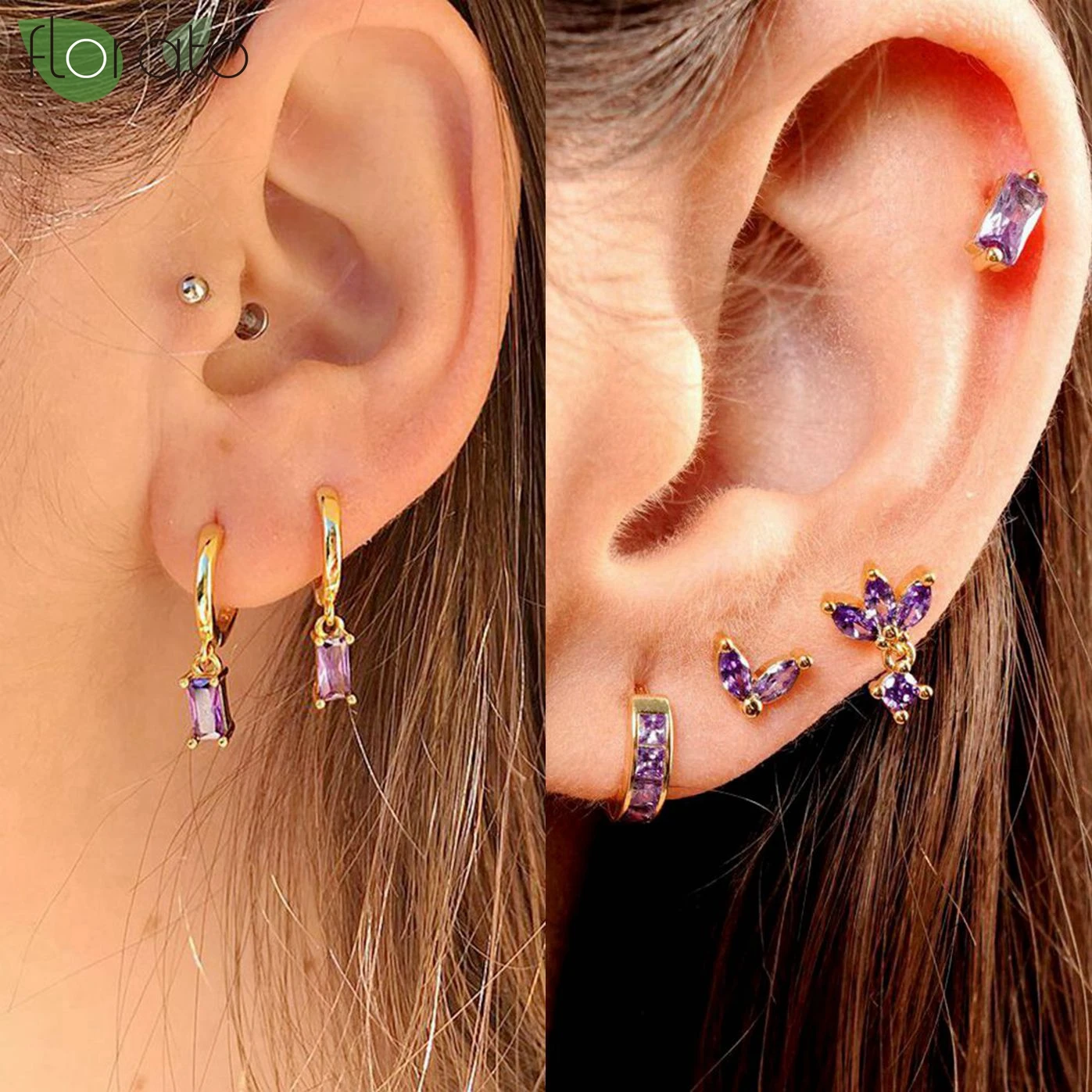 925 Sterling Silver Needle Pre - Hoop Earrings incelemesi ve fiyatı