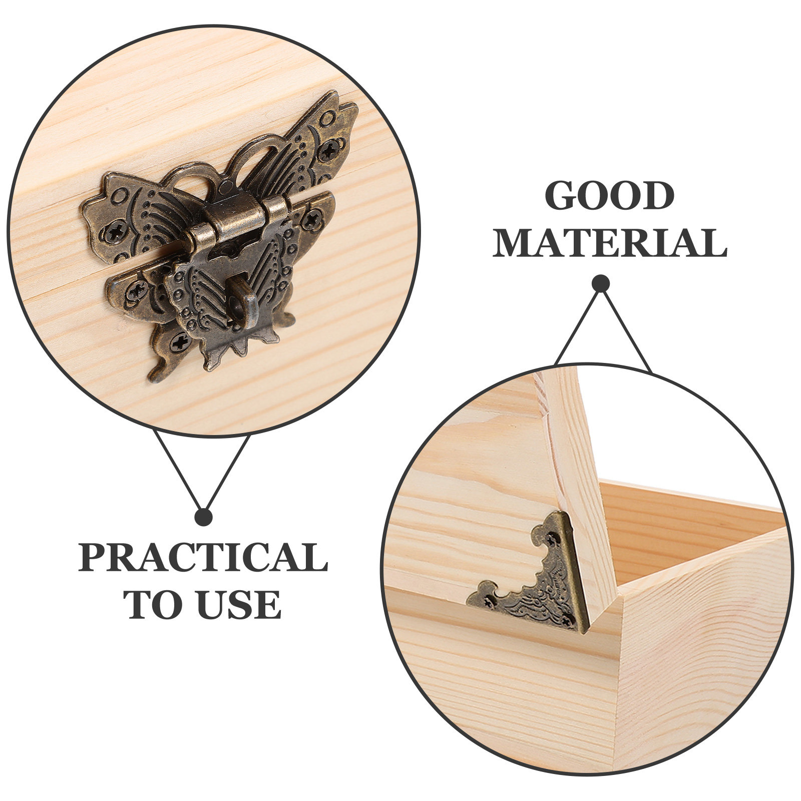 Wooden Storage Box Large Keeps - Jewelry Box Organizer Watches incelemesi ve fiyatı