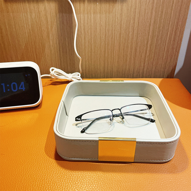 Leather Desk Tray Desktop Stor - Jewelry And Watches Store incelemesi ve fiyatı
