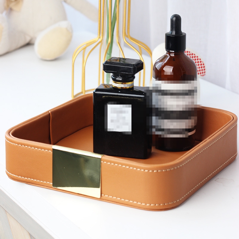 Leather Desk Tray Desktop Stor - Jewelry And Watches Store incelemesi ve fiyatı