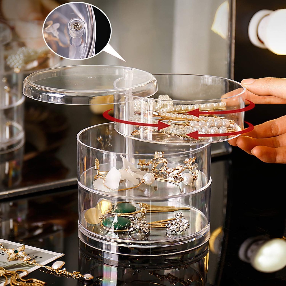 360 Rotating Jewelry Organizer - Jewelry & Watches Store incelemesi ve fiyatı