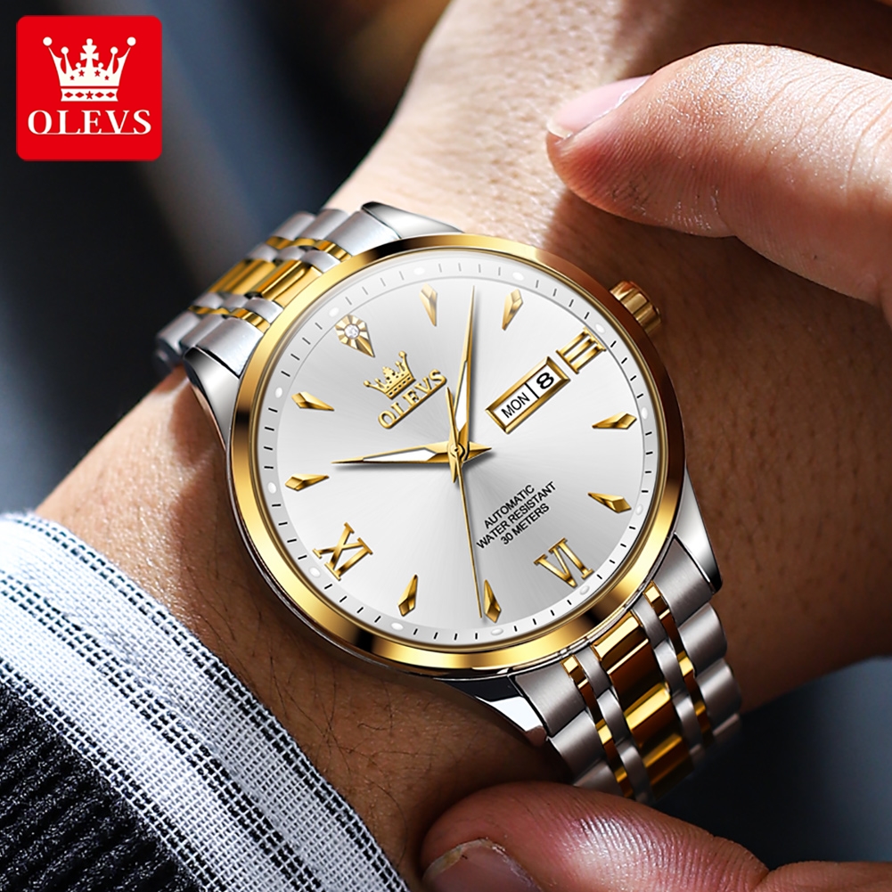 OLEVS Men Watches Classic Dual - Mens Mechanical Watch incelemesi ve fiyatı