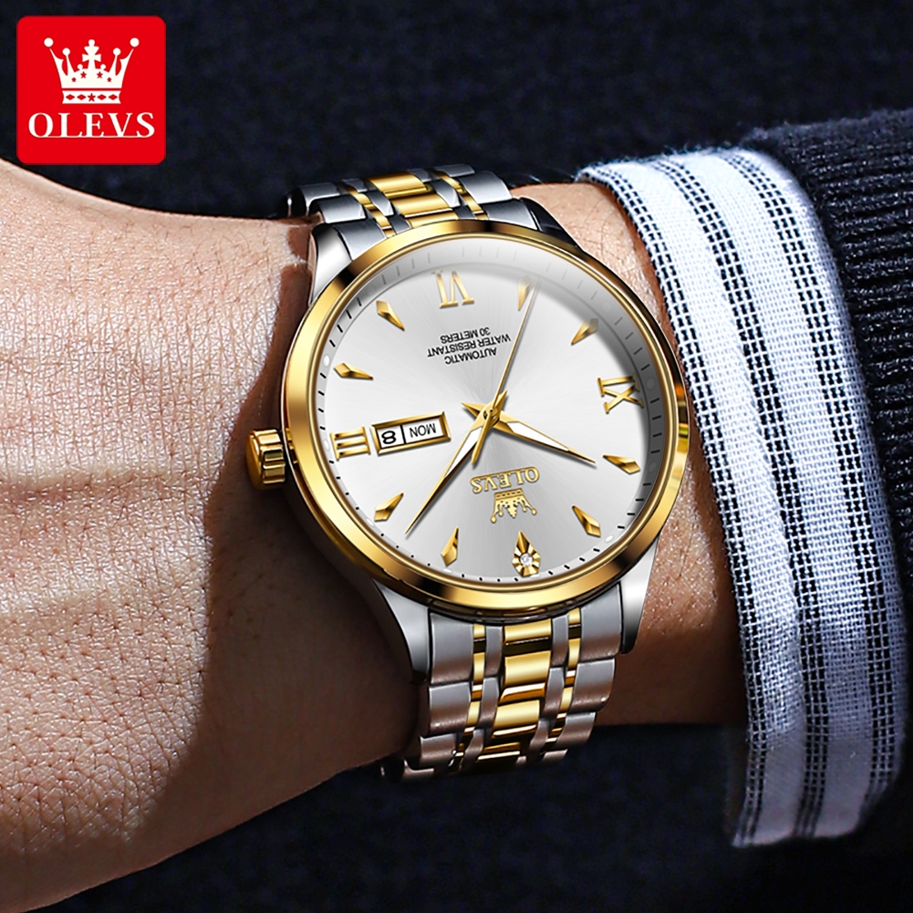 OLEVS Men Watches Classic Dual - Mens Mechanical Watch incelemesi ve fiyatı