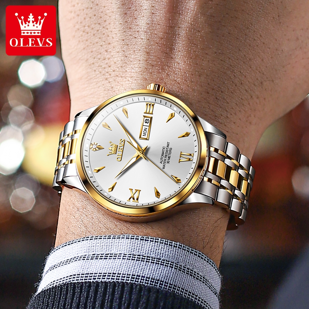 OLEVS Men Watches Classic Dual - Mens Mechanical Watch incelemesi ve fiyatı