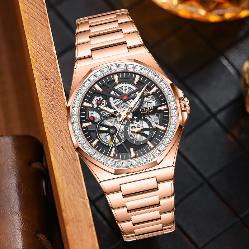 LIGE Original Design Mechanica - Mens Mechanical Watch incelemesi ve fiyatı