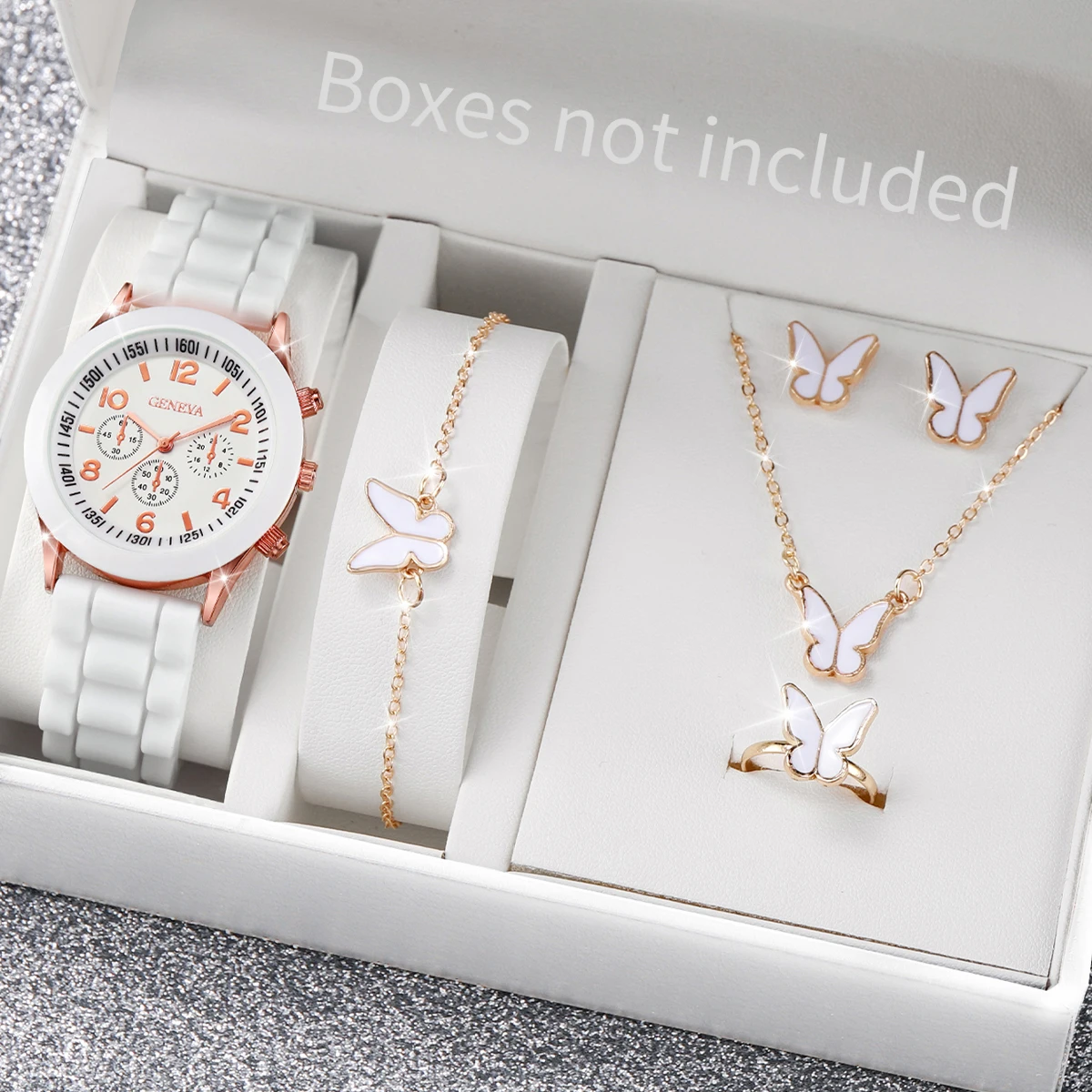 5/6PCS Fashion Women Watches C - Jewelry Box Organizer Watches incelemesi ve fiyatı