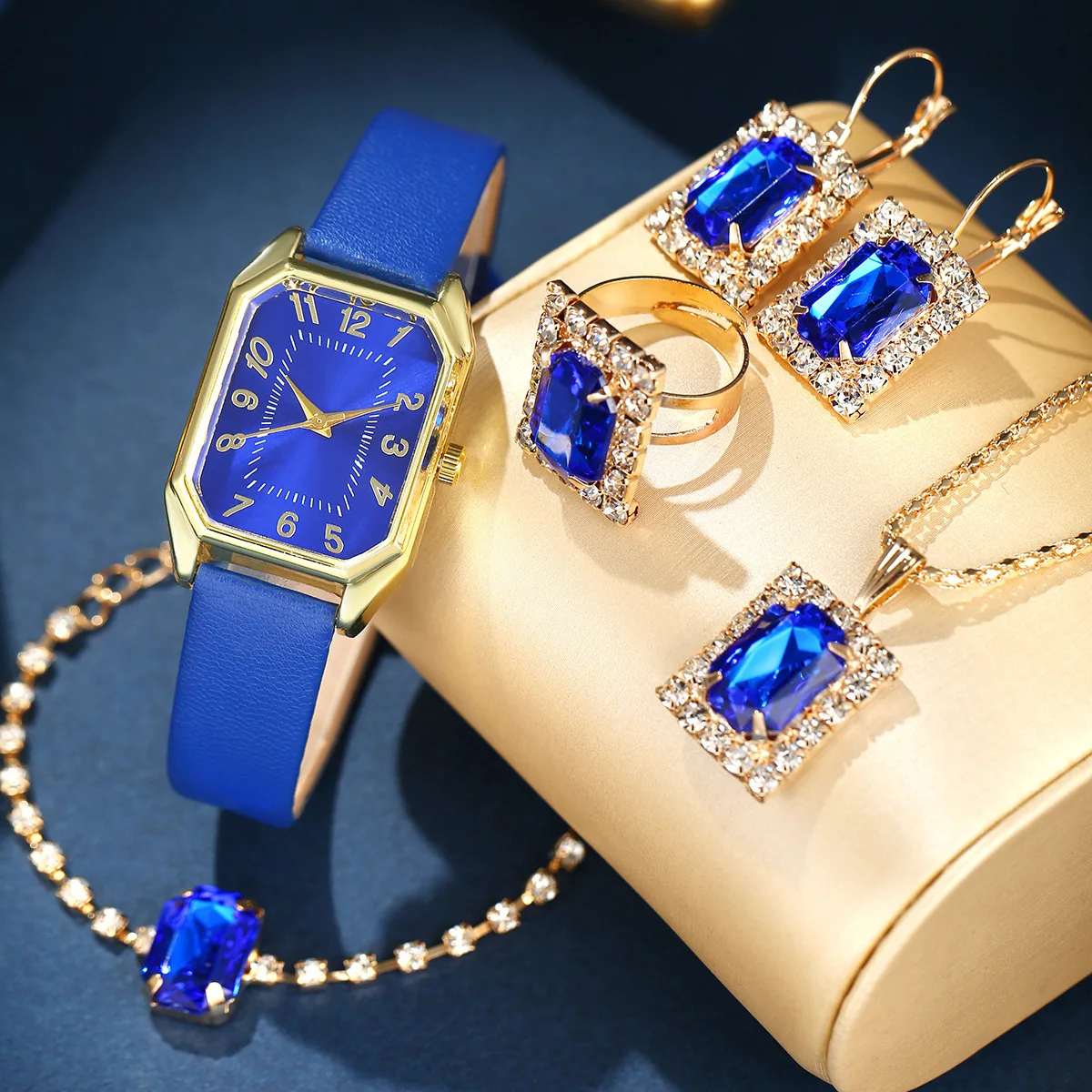 6/5/1PCS Luxury Fashion Square - Jewelry Watches Brands incelemesi ve fiyatı