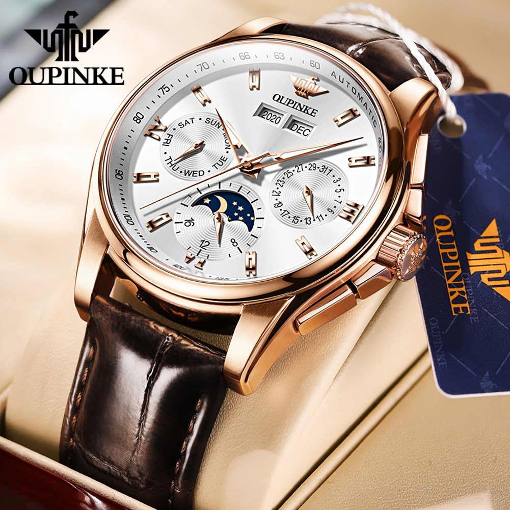 OUPINKE Men's Watches Casual T - Mens Mechanical Watch incelemesi ve fiyatı