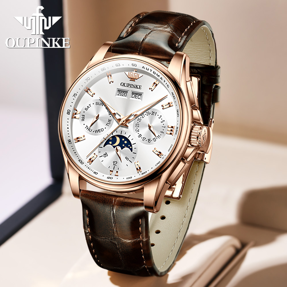 OUPINKE Men's Watches Casual T - Mens Mechanical Watch incelemesi ve fiyatı