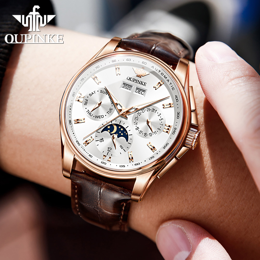 OUPINKE Men's Watches Casual T - Mens Mechanical Watch incelemesi ve fiyatı