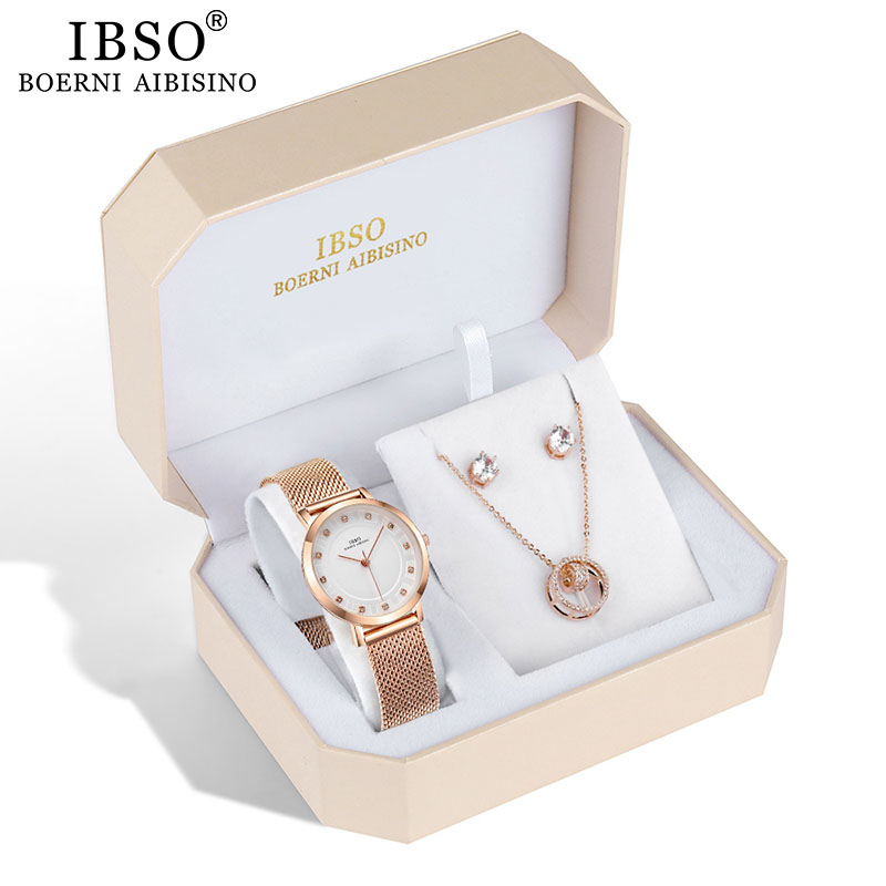 IBSO Brand Women Rose Gold Wat - Jewelry Watches Brands incelemesi ve fiyatı